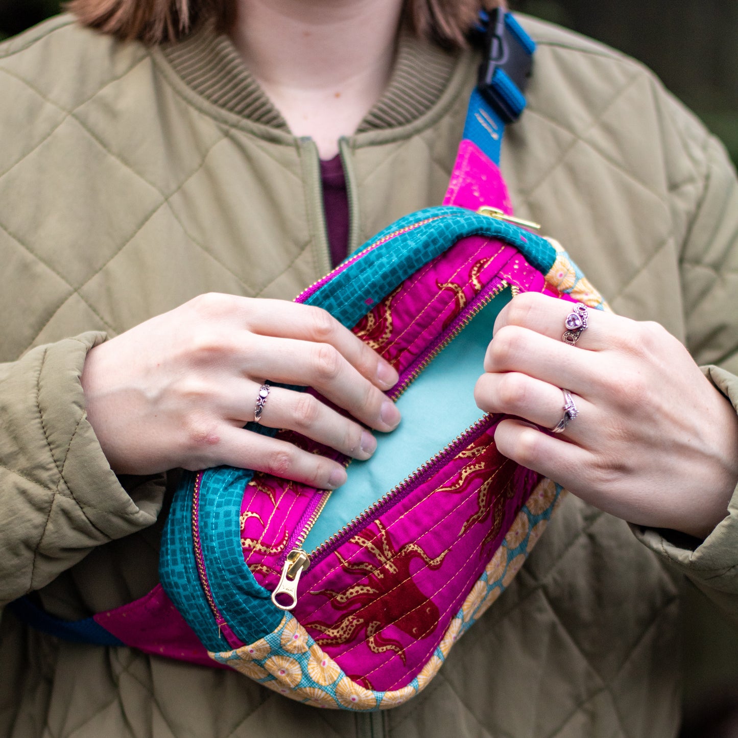 quilted cross-body bag no. 4