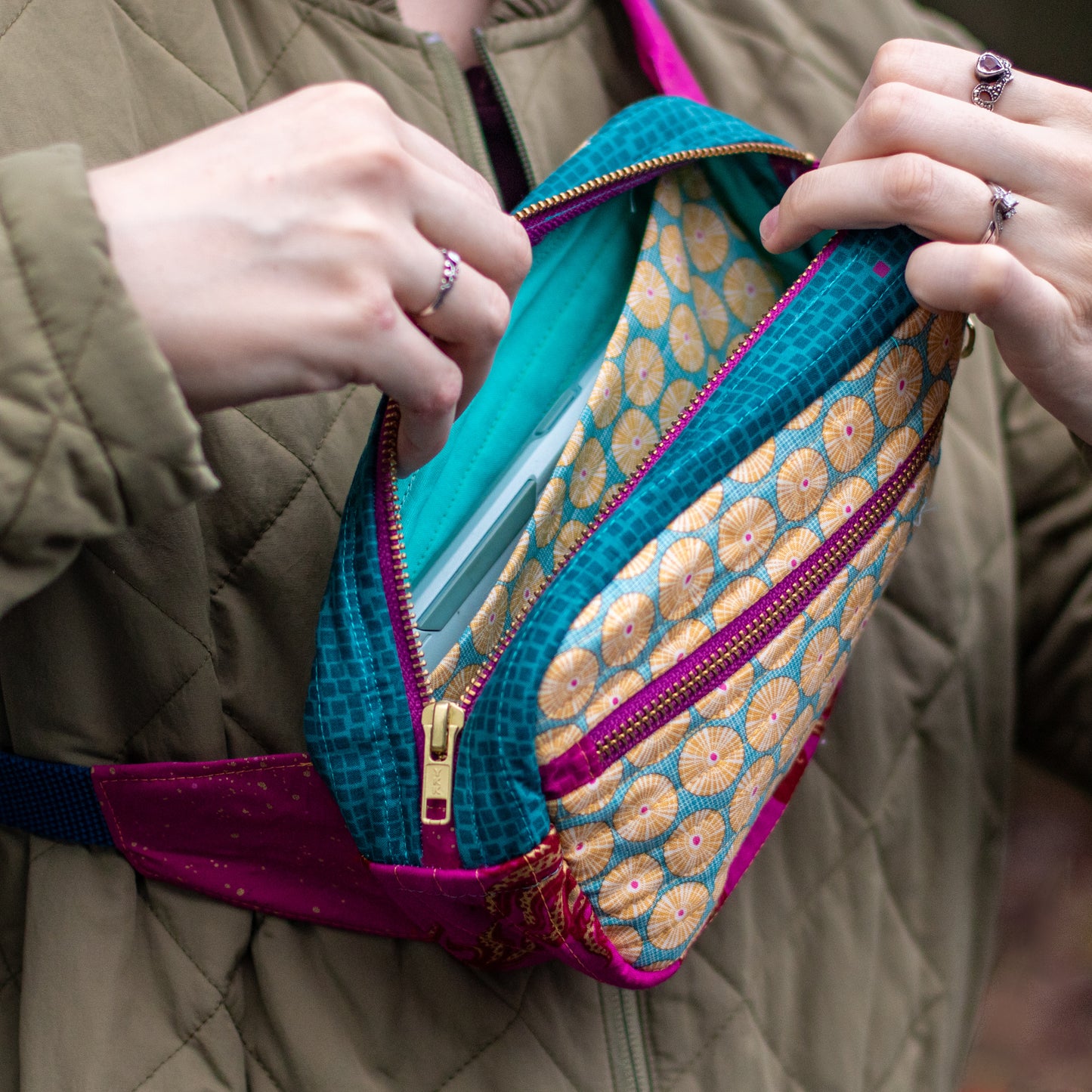 quilted cross-body bag no. 5