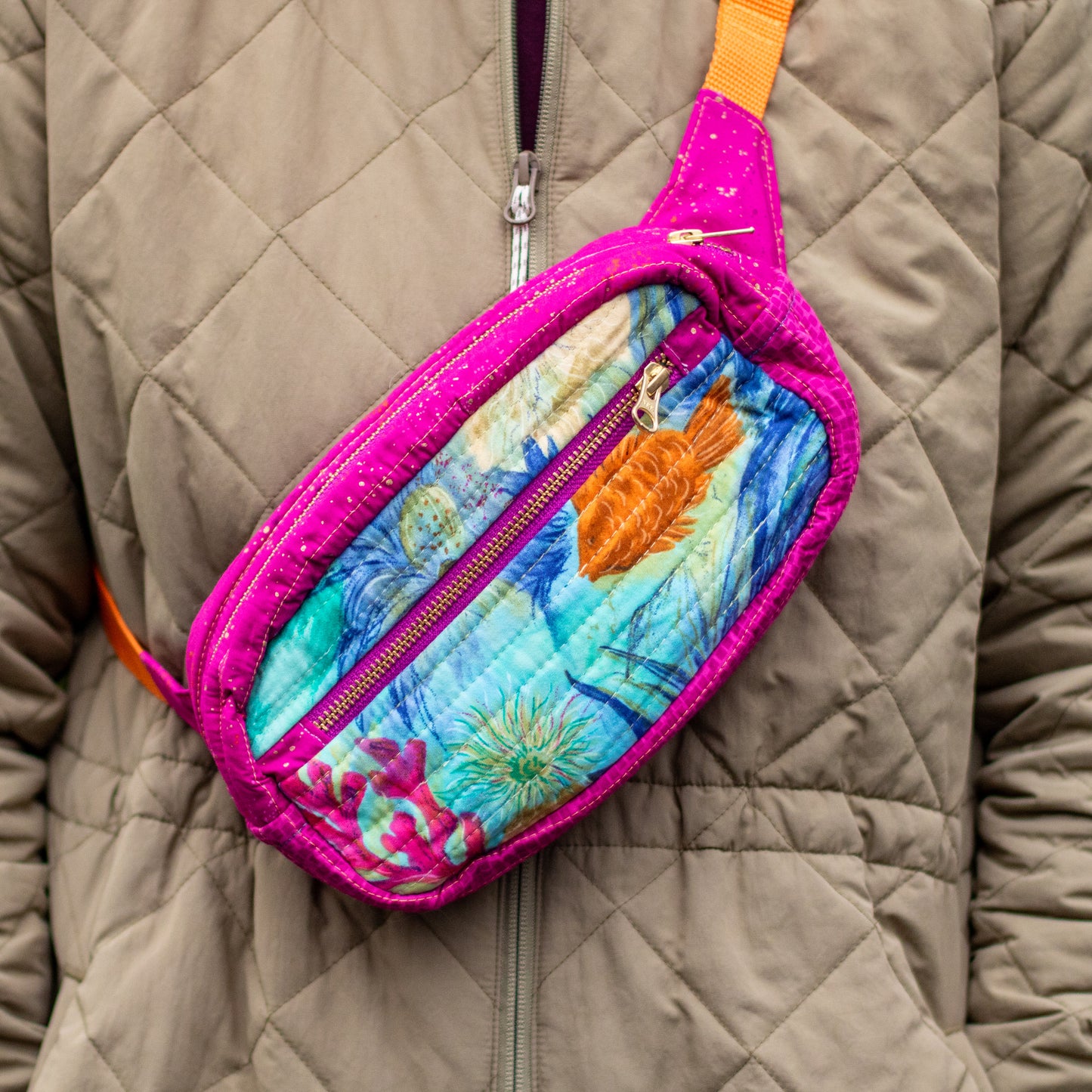 quilted cross-body bag no. 12