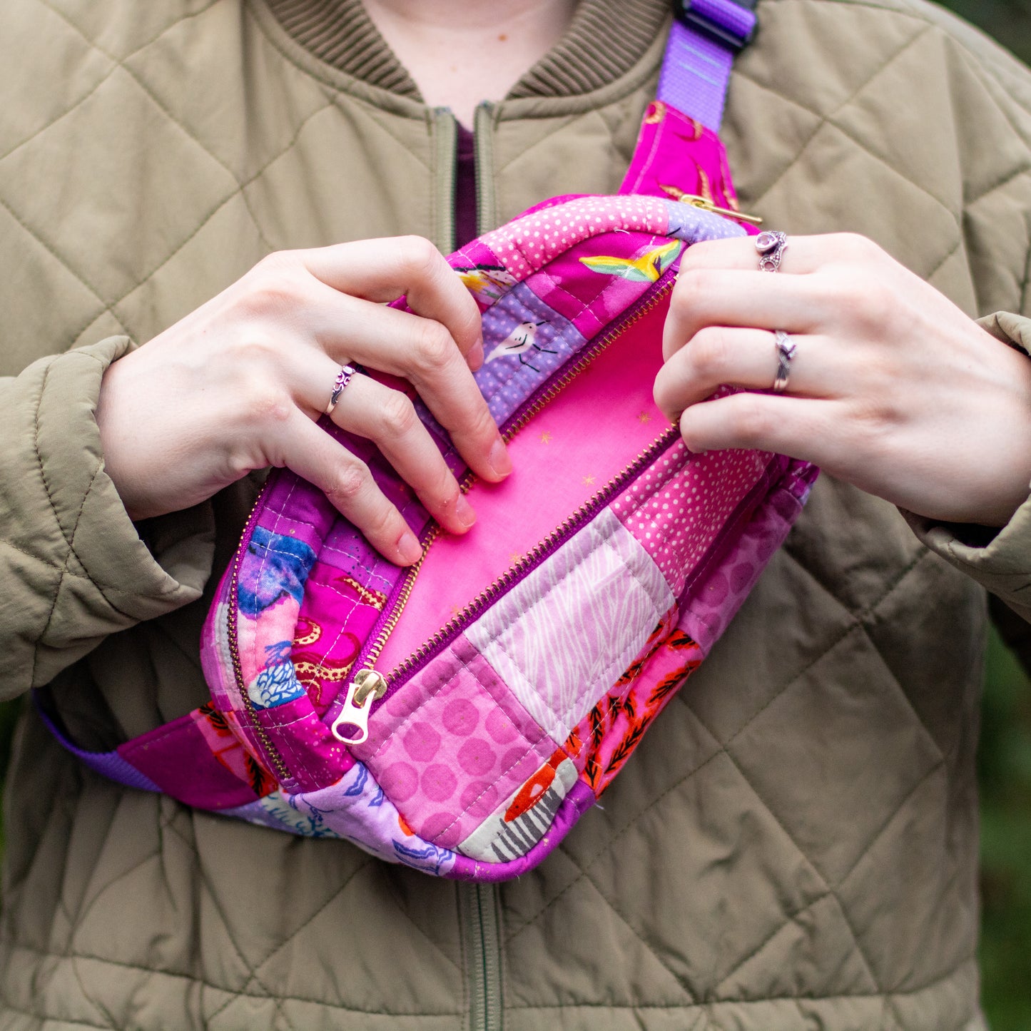 quilted cross-body bag no. 9