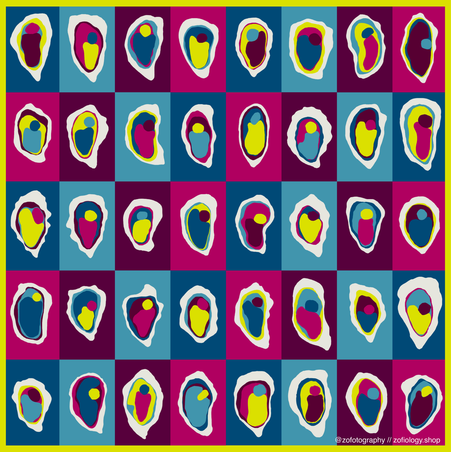 PRE-ORDER "shuck the patriarchy" fine art giclée print of digitized quilt