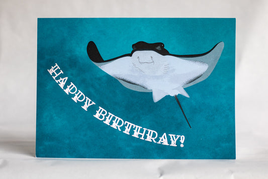 punny birthday card | happy birthray foiled card