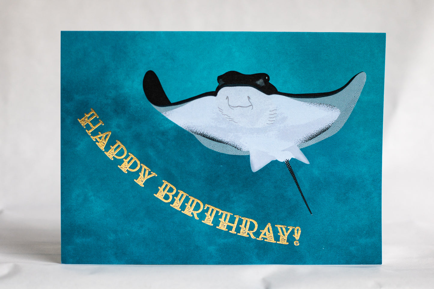 punny birthday card | happy birthray foiled card