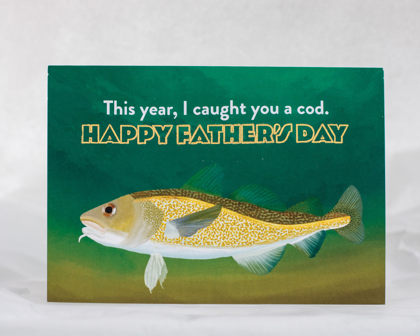 punny Father’s Day card |  foiled happy father’s day card